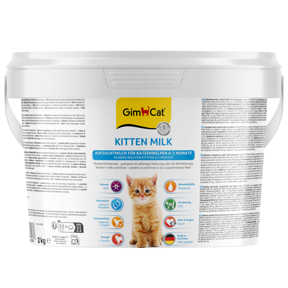 GimCat Kittenmelk – Dubbelpak: 2 x 2 kg