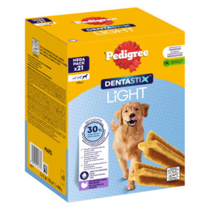 Multipack (126 stuks) Pedigree Dentastix Light: Dental Chews voor grote honden (>25kg) Hondensnacks