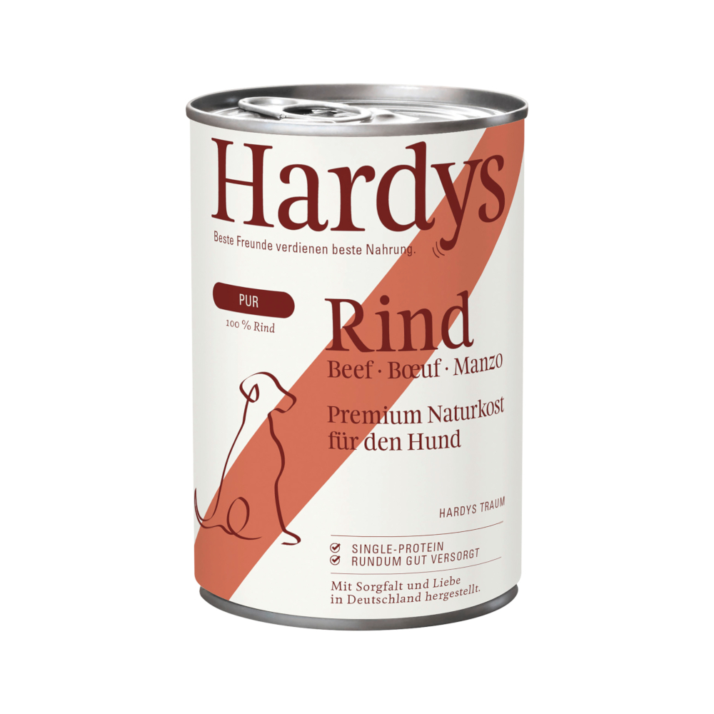 Voordeelverpakking: 24x 400g Hardys Pure Beef natvoer voor honden