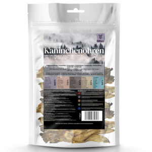500g George & Bob’s konijnenoren zonder vacht hondensnacks