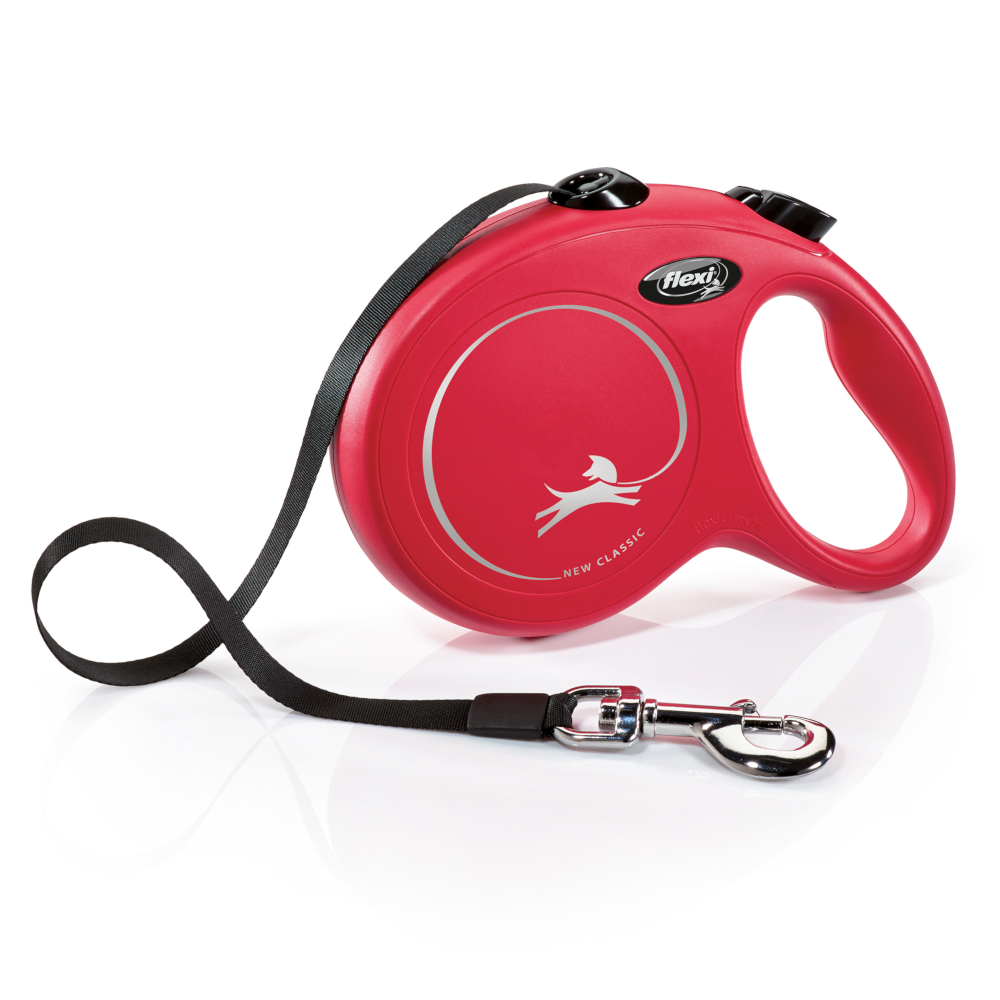 flexi New Classic harnasgordel rood, 5 m – Maat L: tot 50 kg