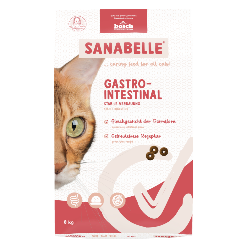 8kg Sanabelle Zorg Maag-Darm-Lever droogvoer voor katten