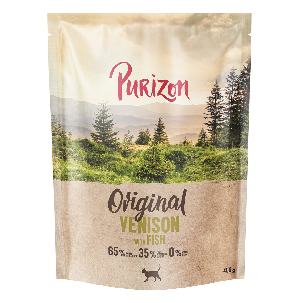 Purizon Original hert met vis – graanvrij – 400 g Nieuw Receptuur