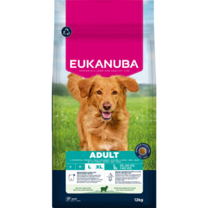 12 kg Eukanuba Premium Nutrition Adult Large & Giant Breed Lamb & Rijst Droogvoer voor honden