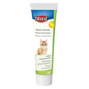 Voordeelpakket: 6x100g Trixie Multi-Vitaminepasta Versterkt de weerstand van het lichaam Kattensnacks