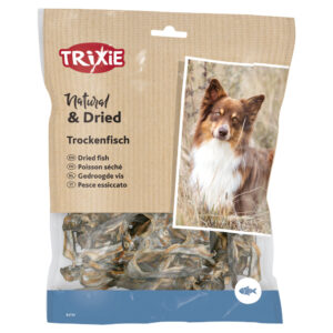Voordeelpakket: 6x200g Trixie Natural & Gedroogde vis hondensnacks