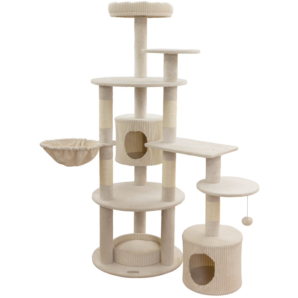 Kerbl Pet krabpaal Annika, beige 104x59x164cm kat