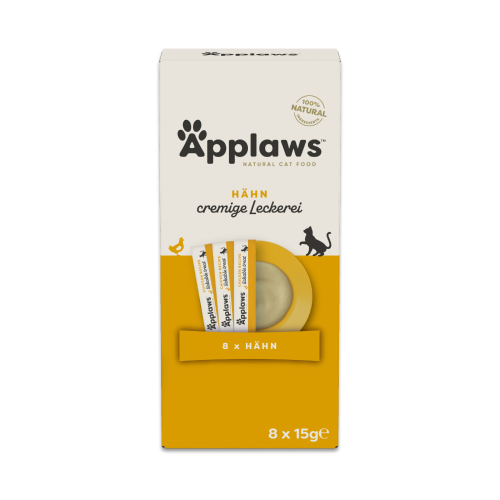 8x15g Applaws Creamy Treat Kippensnacks