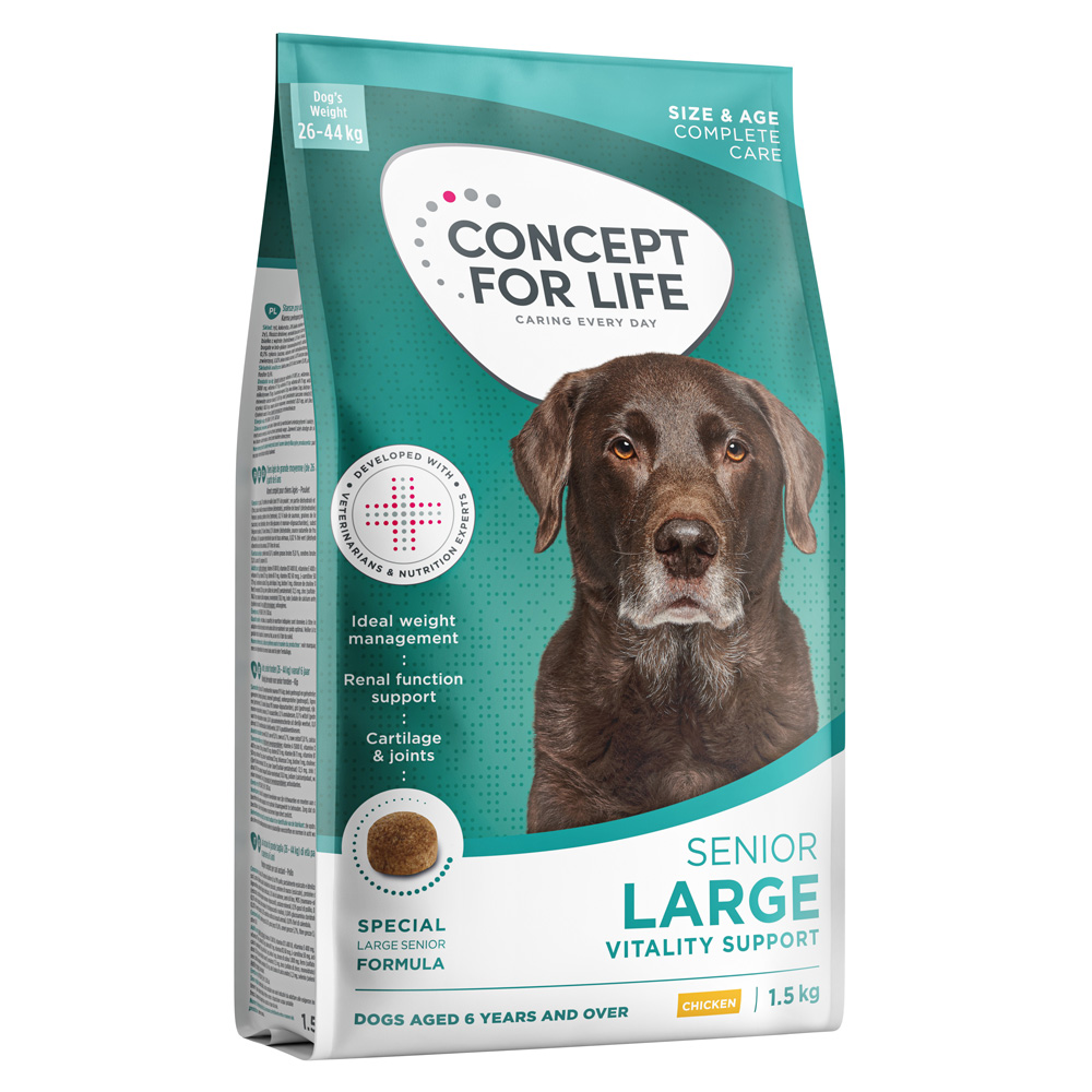 Concept for Life Large Senior – Nieuw Receptuur: Voordeelpakket 4 x 1,5 kg