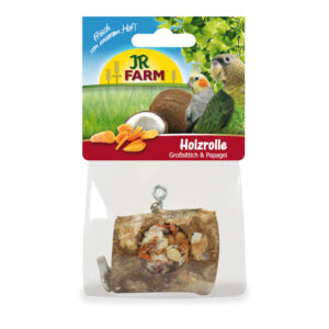 150g JR Farm Houten Rol Groot Parkiet & Vogelvoer voor Papegaaien