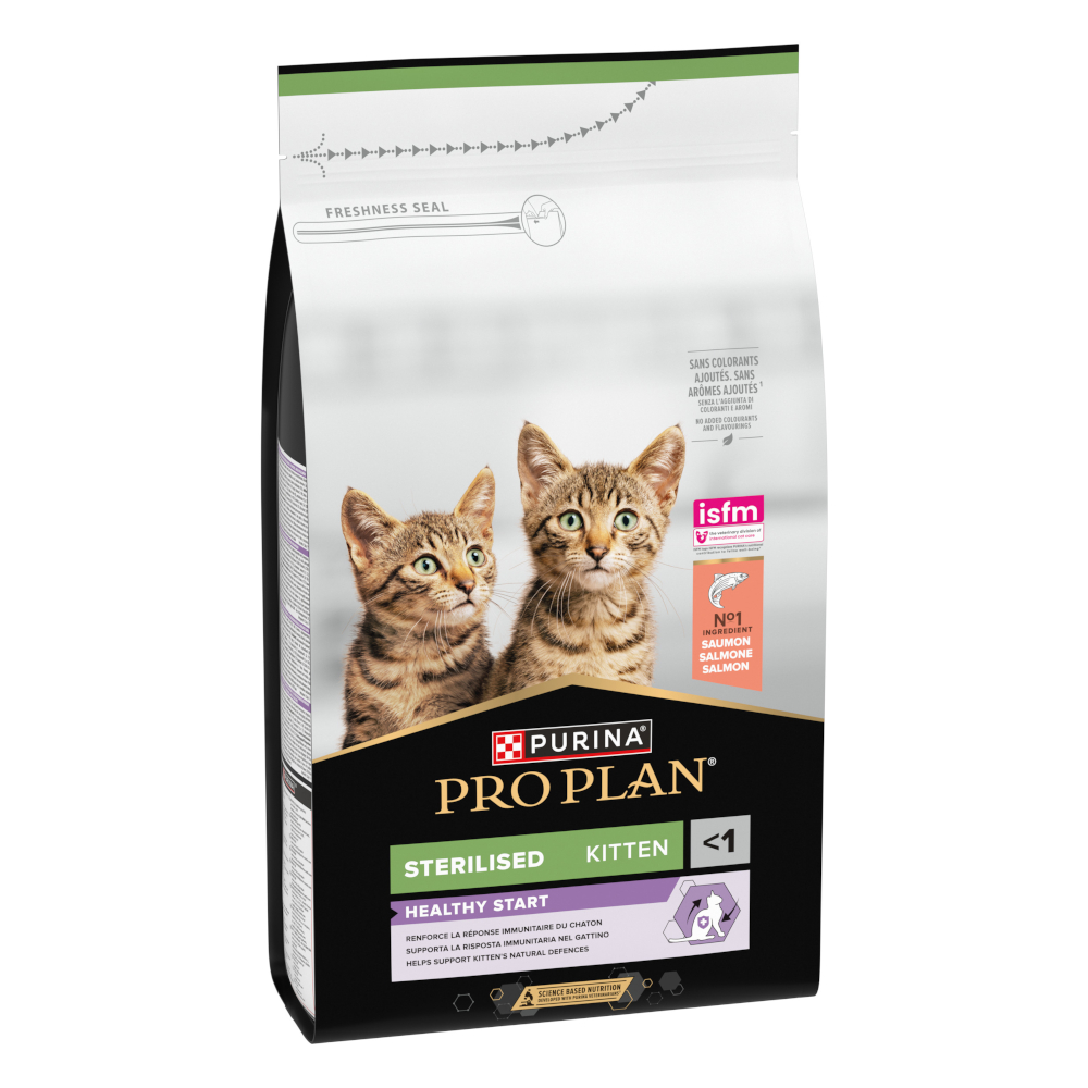 PURINA PRO PLAN Gesteriliseerd Kitten Gezonde Start Zalm – 1,5 kg