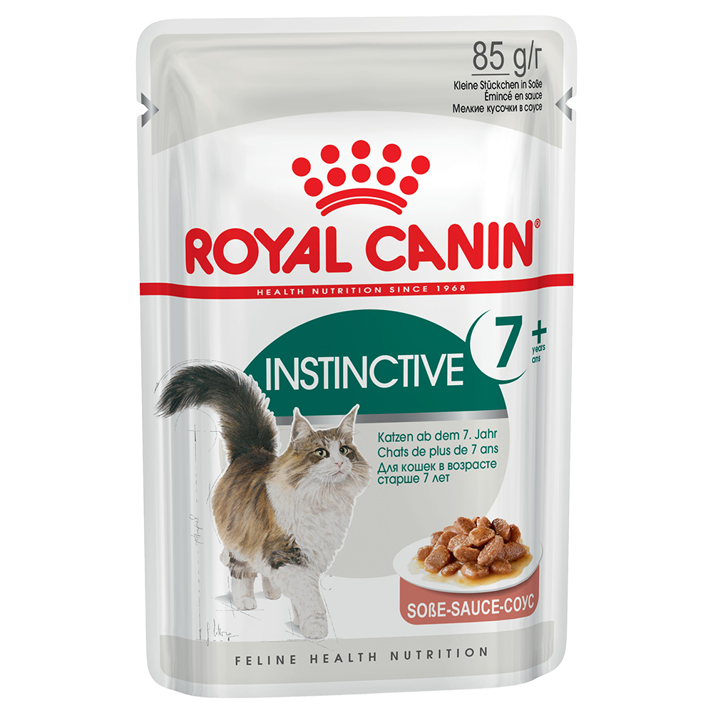 48x85g 7+ Instinctive in Saus Royal Canin Kattenvoer