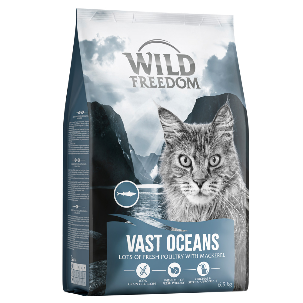 Wild Freedom Adult “Vast Oceans” met makreel – graanvrije receptuur – Nieuw Recept Dubbelpak: 2 x 6,5 kg