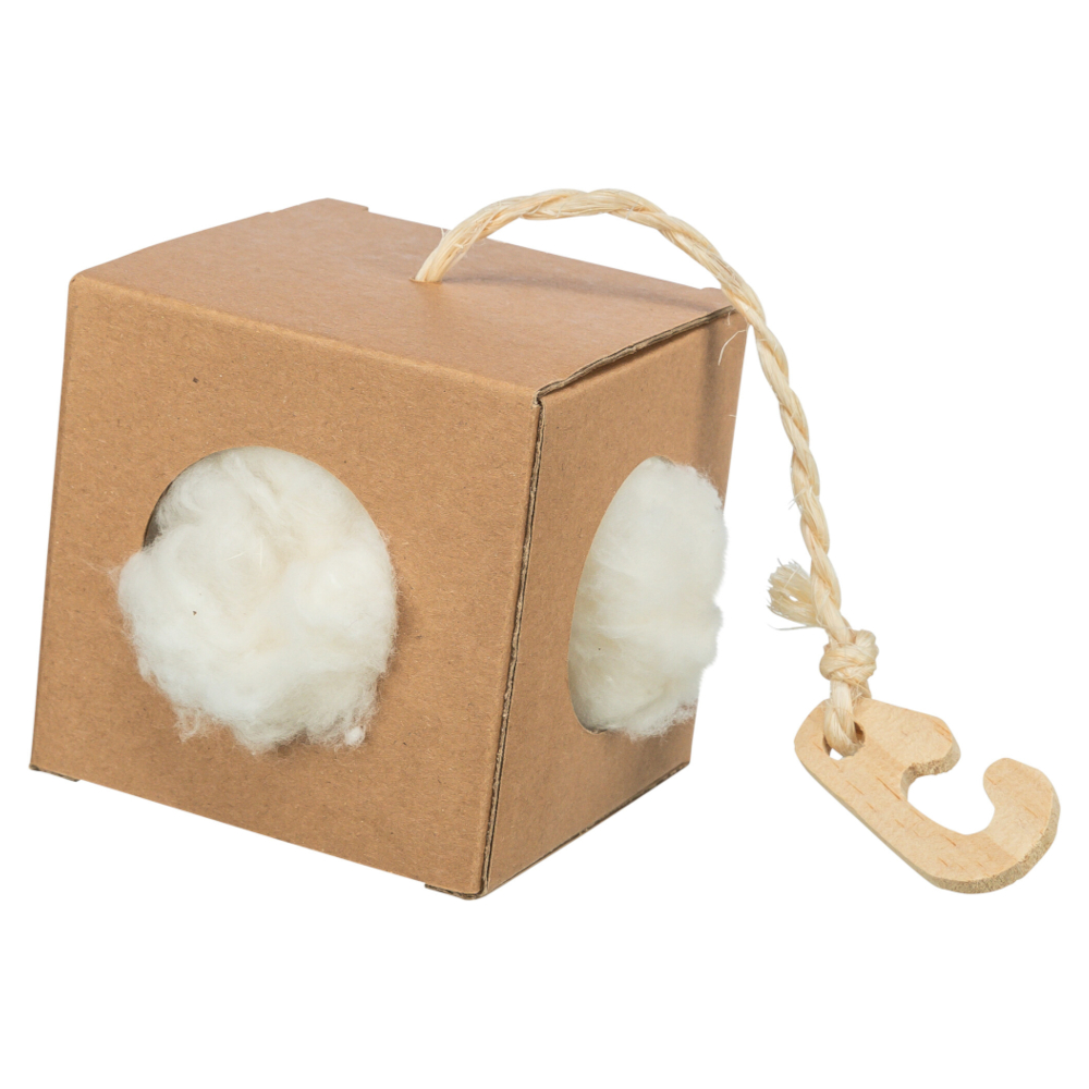 Trixie Box voor nestmateriaal met kapok 9x9x9cm voor vogels