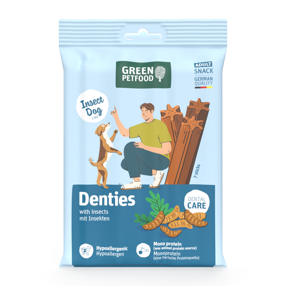 Green Petfood InsectDog Denties – 180 g