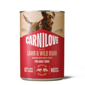 Voordeelpak: 24x400g Carnilove Dog in Paté Lam & Wildzwijn nat hondenvoer