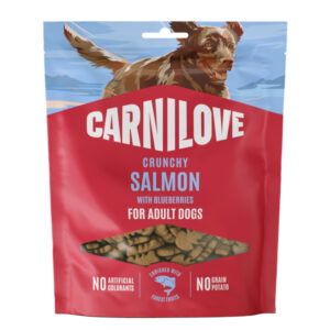 Voordeelpak: 2x 200g Carnilove Dog Crunchy Snack zalm met bosbessen hondensnacks