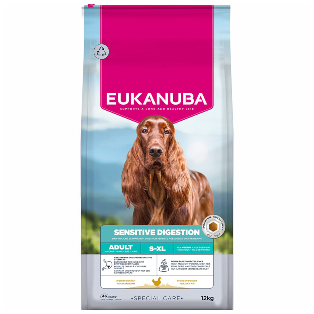 Eukanuba Special Care Sensitive Digestion Adult – Dubbelpak: 2 x 12 kg