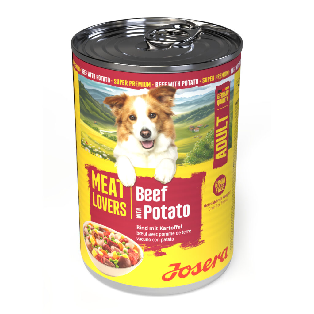 Voordeelpakket Josera Meatlovers Menu 12 x 400 g – Rund & Aardappel (nieuw Design)