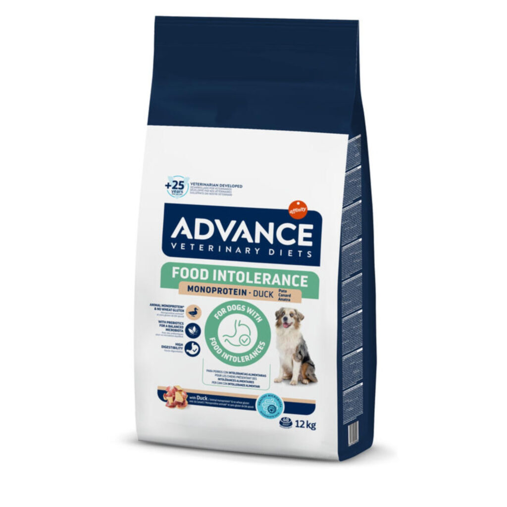 Dubbelpak: 2x12kg Advance Veterinary Diets Intolerantie droog hondenvoer met eend