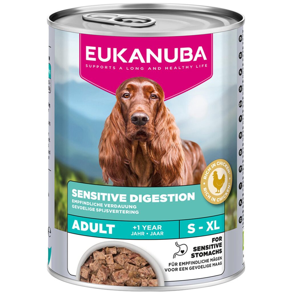 6x 400g Eukanuba Special Care Adult Sensitive Digestion Hundefutter nass