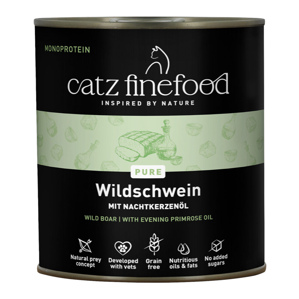 catz finefood Puur 6 x 800g – Wild zwijn