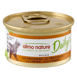 6x85g Mousse met Kalkoen Almo Nature Daily Menu Kattenvoer