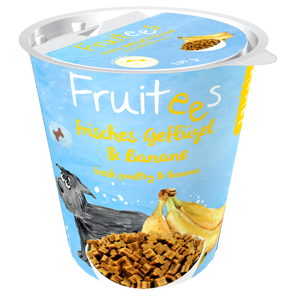 3x200g bosch Fruitees (semi-moist) Banaan Hondensnacks