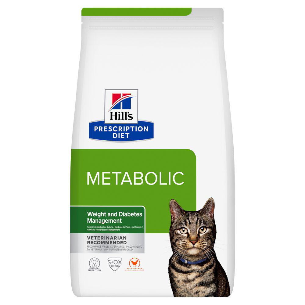Hill’s Prescription Diet Metabolic Gewichts- & Diabetesmanagement met Kip – Voordeelpakket 3 x 3 kg