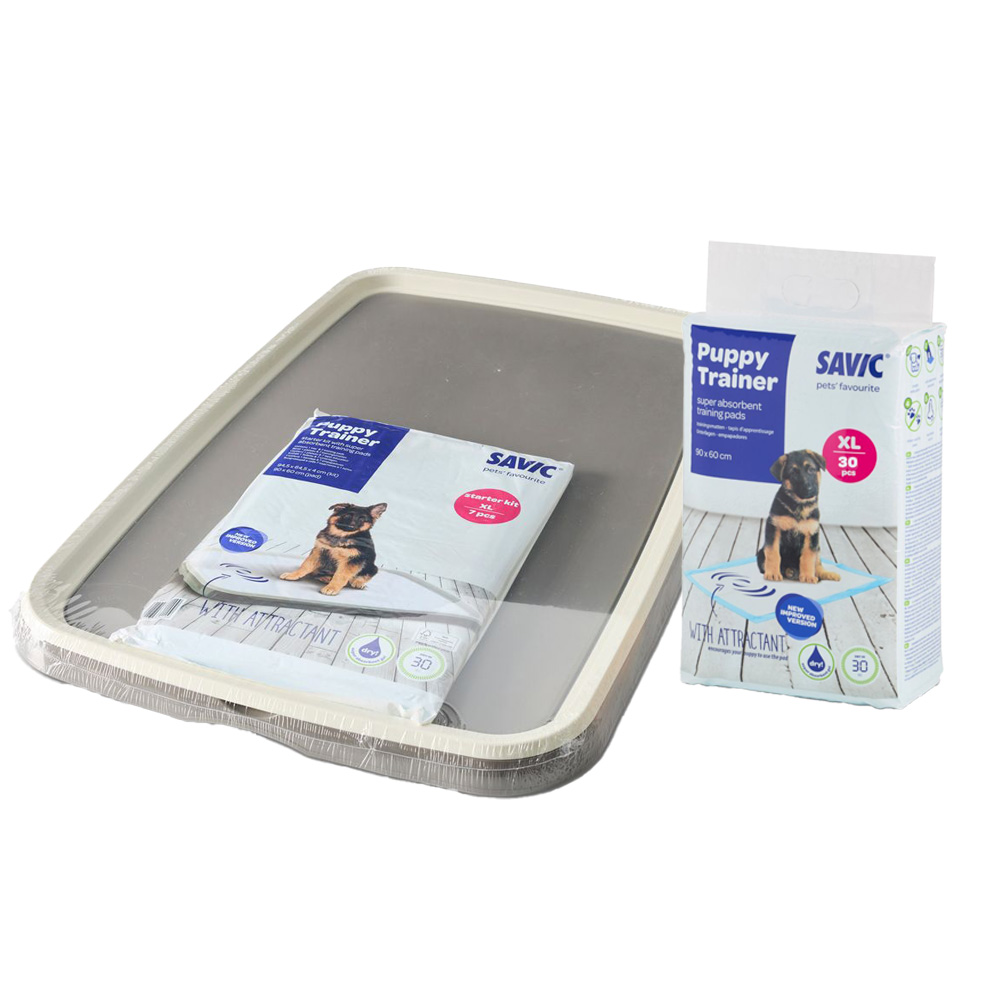 Voordeelset: 7 pads + 30 extra large pads – Savic Puppy Trainer Startpakket