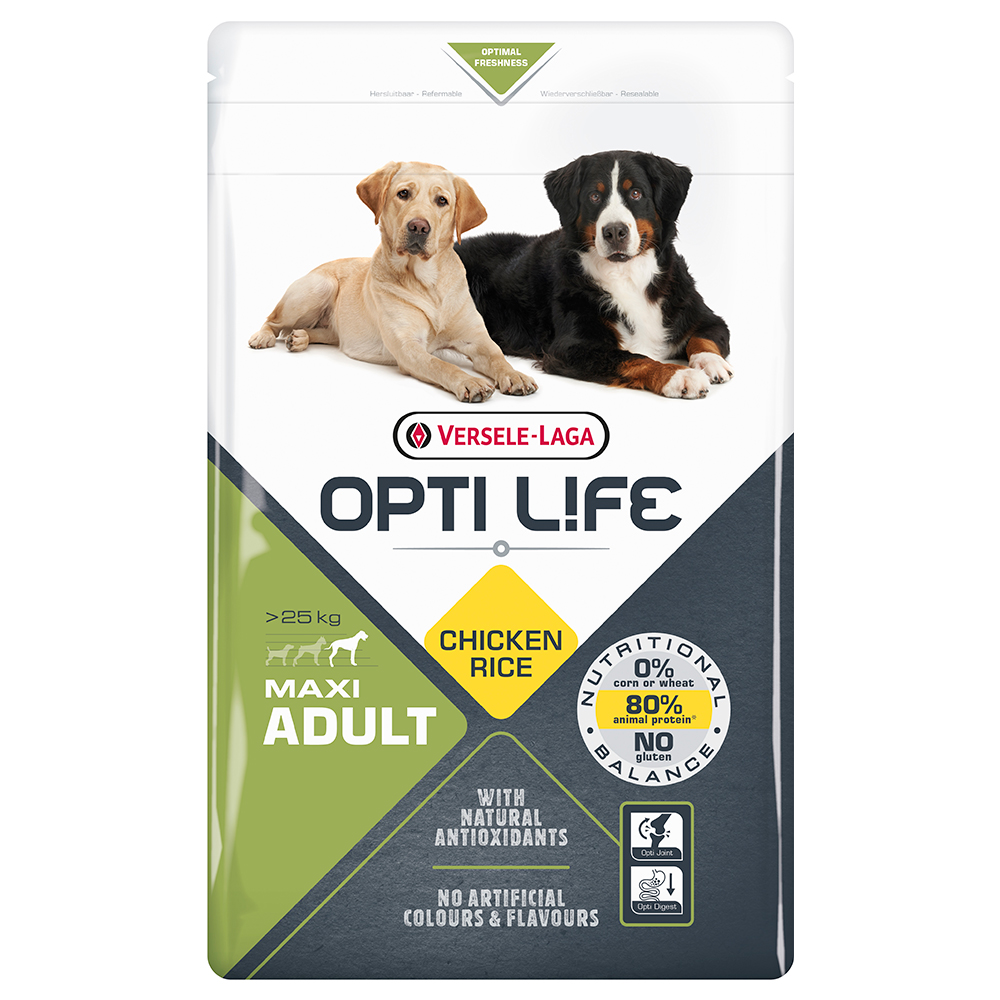 2×12,5kg Adult Maxi Opti Life Hondenvoer