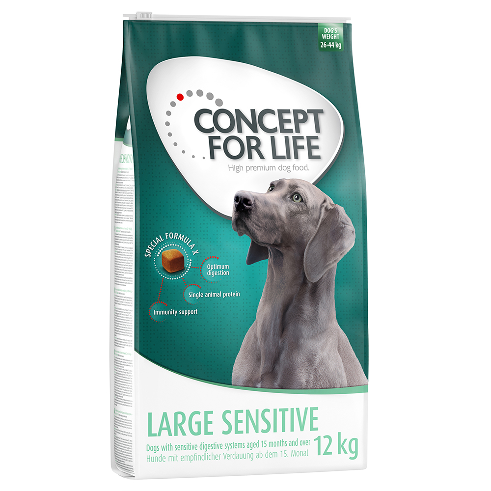 Dubbelpak Concept for Life: 2 x Grootverpakking Hondenvoer Large Sensitive (2 x 12 kg)