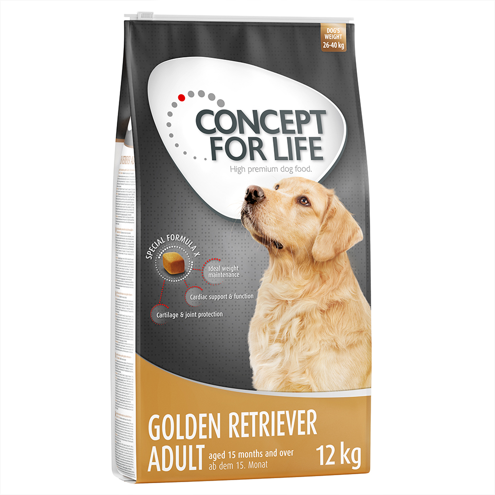 Dubbelpak Concept for Life: 2 x Grootverpakking Hondenvoer Golden Retriever (2 x 12 kg)