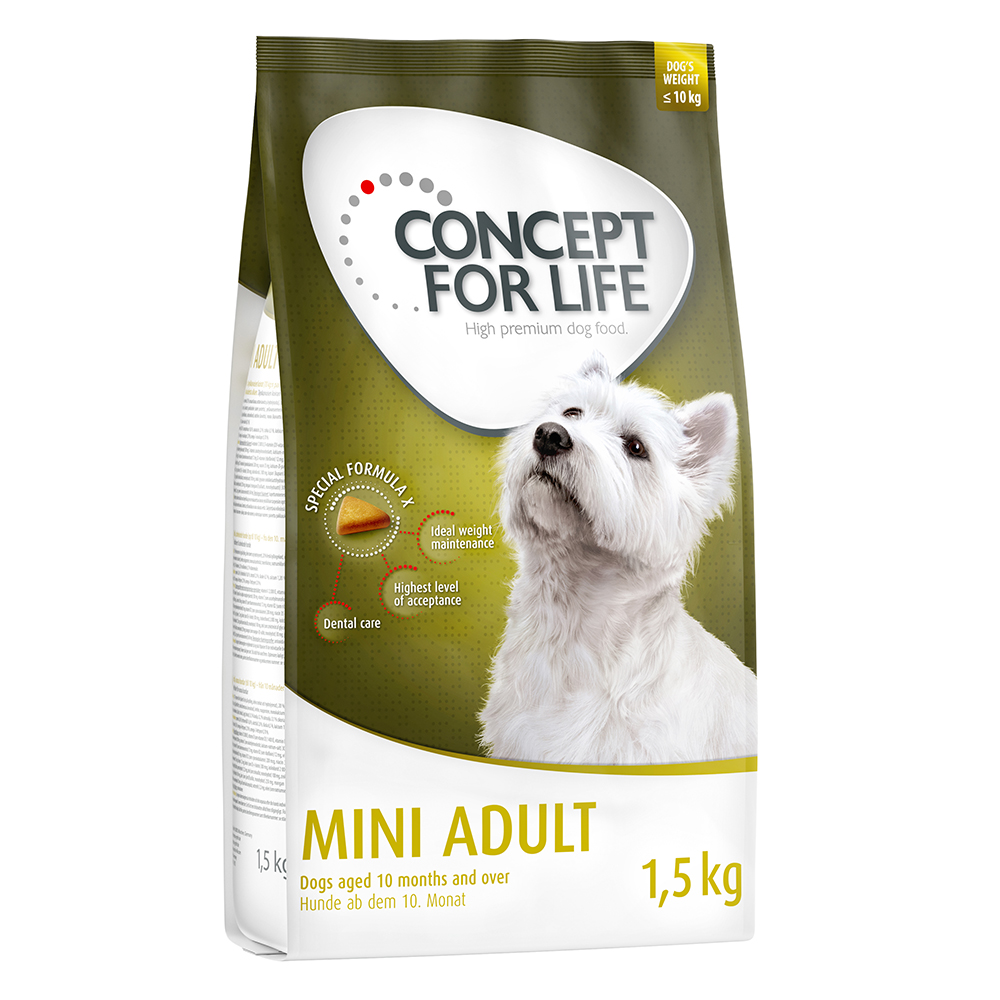3kg Mini Adult Concept for Life Hondenvoer
