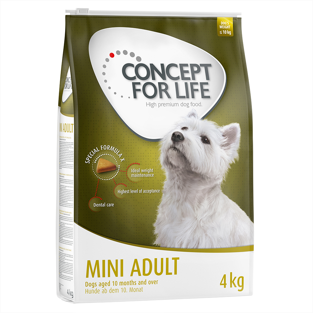 2x4kg Mini Adult Concept for Life Hondenvoer
