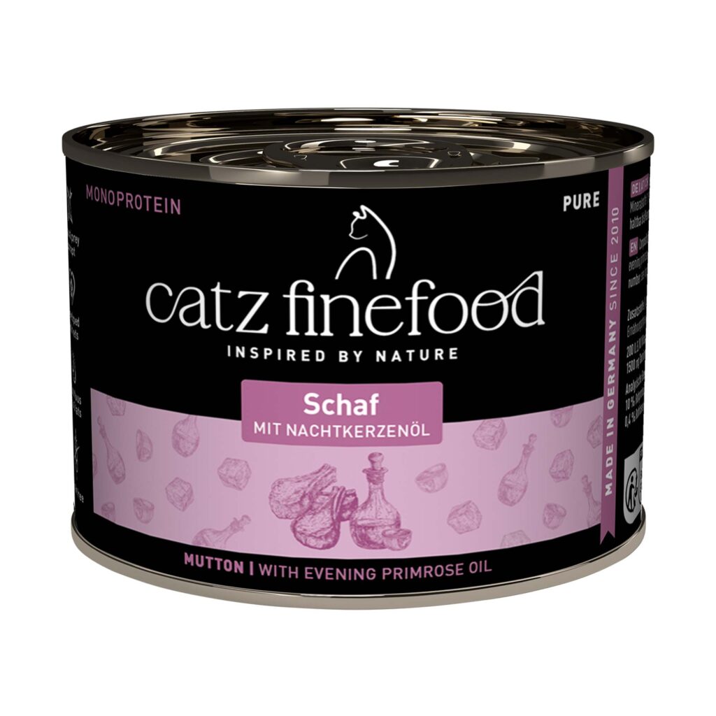 catz finefood Puur Blikken 6 x 200 Kattenvoer – no. 113 schaap (6 x 200 g)