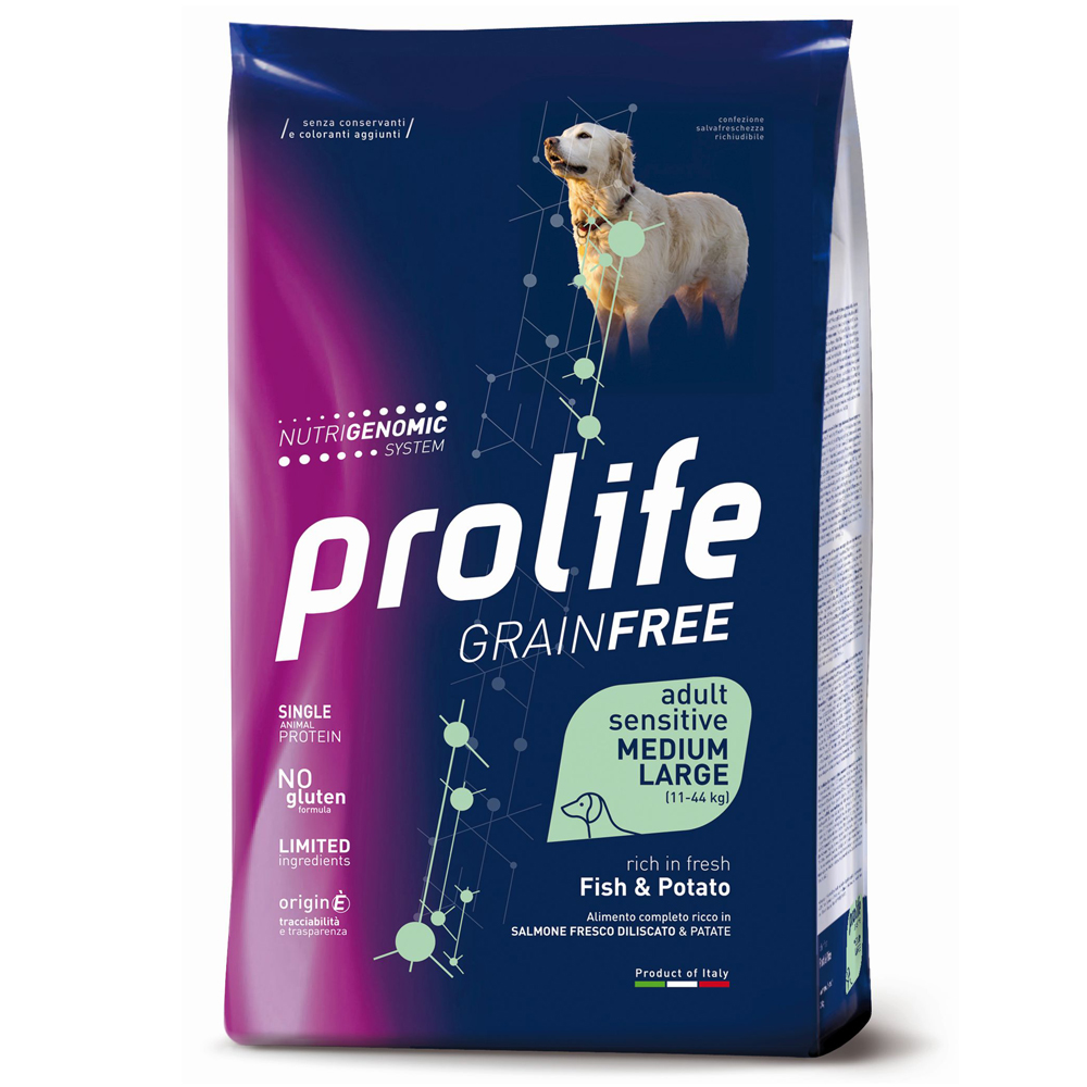 2x10kg Vis & Aardappelen Medium/Large Graanvrij Gevoelig Profiel