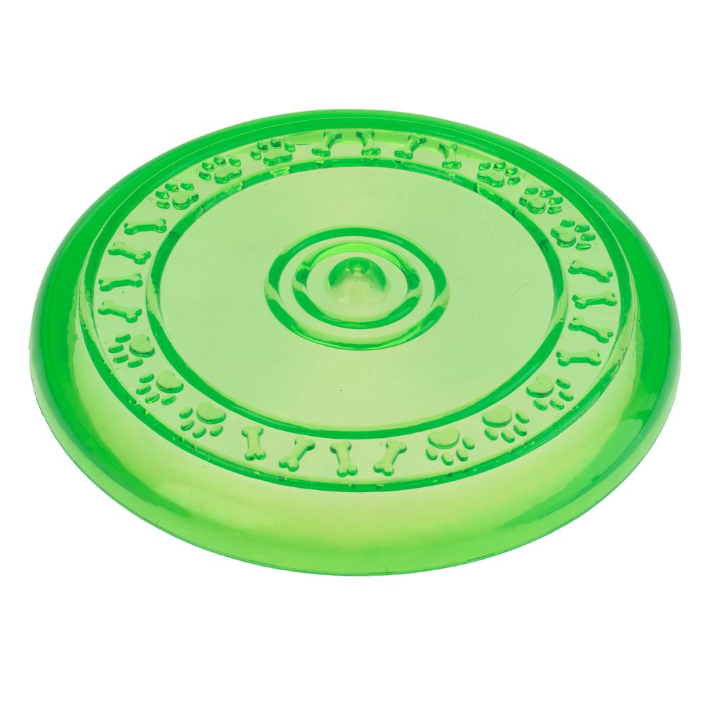 Hondenspeeltje Frisbee uit TPR 3 stuks