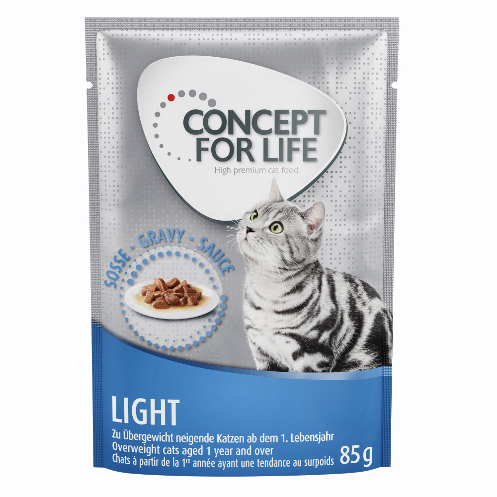 24x85g Light in Saus Concept for Life Kattenvoer