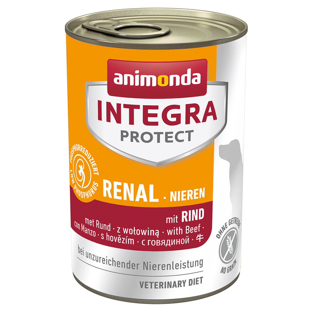 6x400g Protect Nieren Blik Rund animonda Integra Hondenvoer