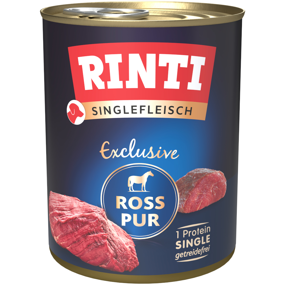 RINTI Singlefleisch 6 x 800 g  – Paard puur