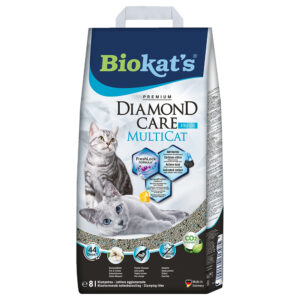 2x8l Diamond Care MultiCat Fresh Biokat’s Kattenbakvulling
