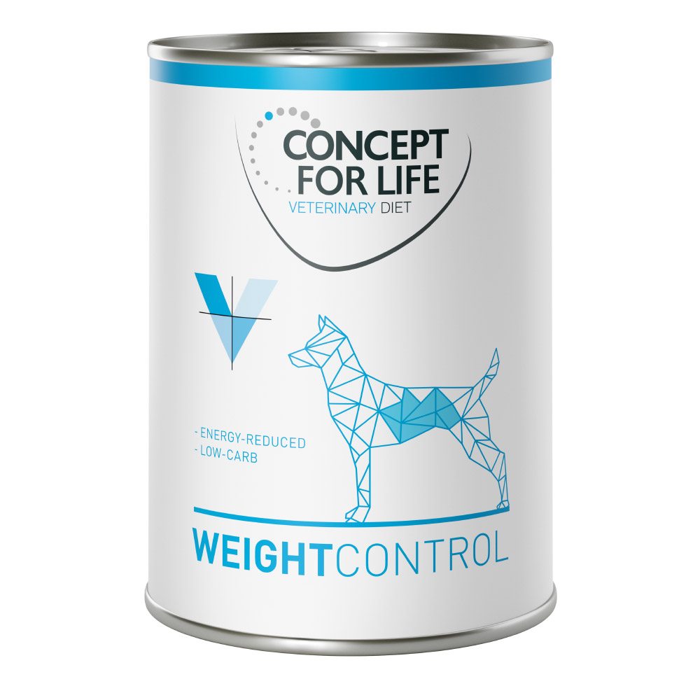6 x 400 g Weight Control Concept for Life Veterinary Diet hondenvoer nat