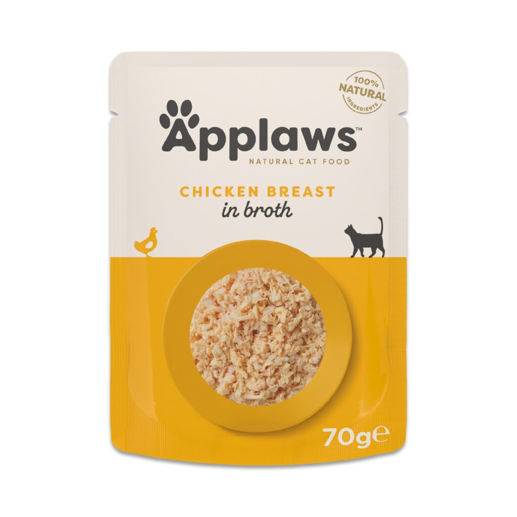 Economy pack 24×70 Kipfilet Applaws Naturel in bouillon natvoer voor katten