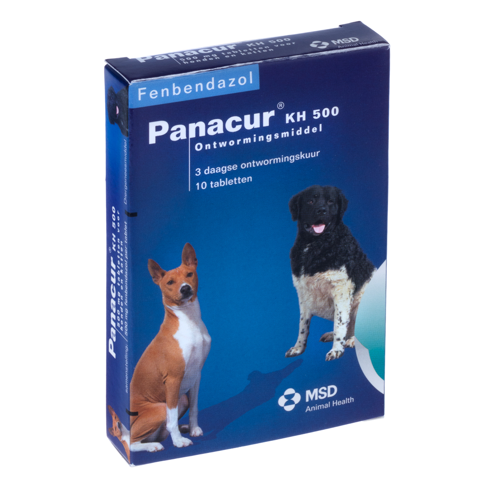 2×10 Tabletten Panacur KH500 Hond/Kat