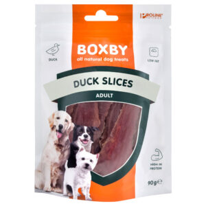 90g Duck Slices Boxby Hondensnacks