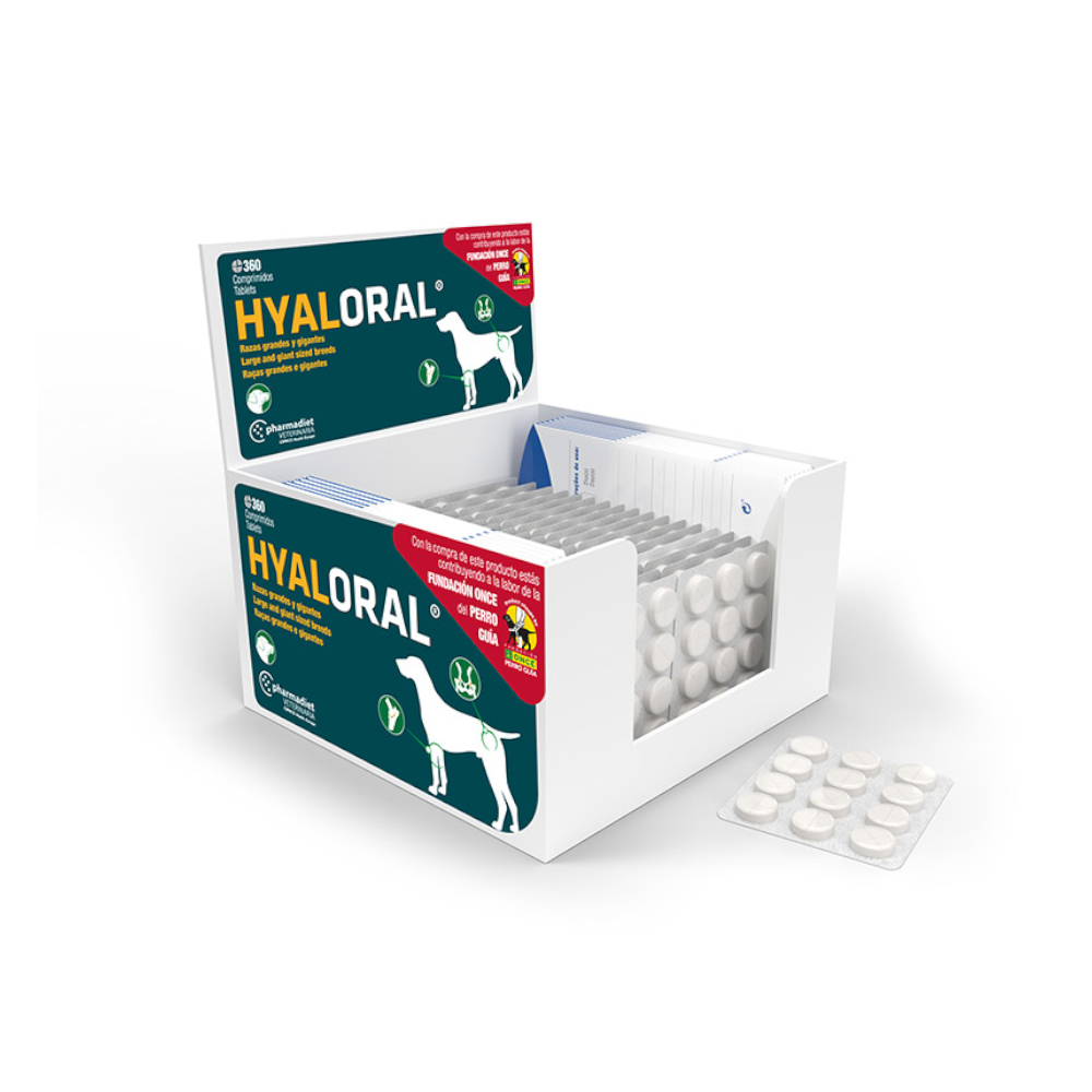 Hyaloral grote & zeer grote rassen – 360 tabletten