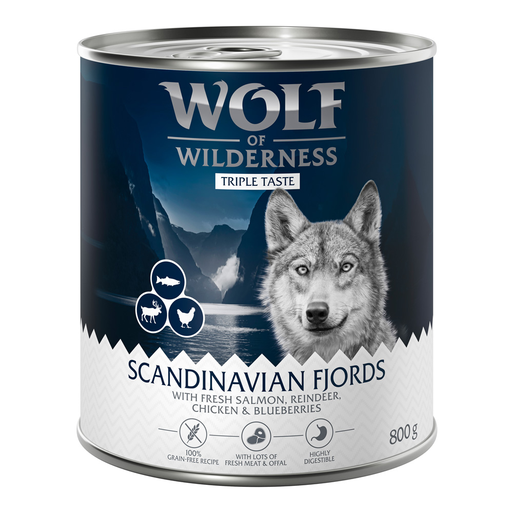 24x800g The Taste of Scandinavia Wolf of Wilderness Hondenvoer