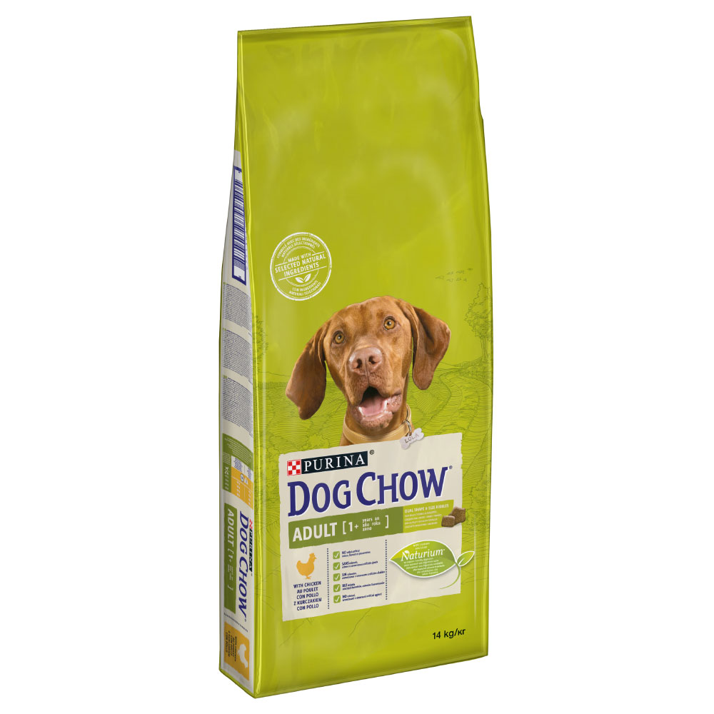 2x14kg Adult Kip Dog Chow Hondenvoer
