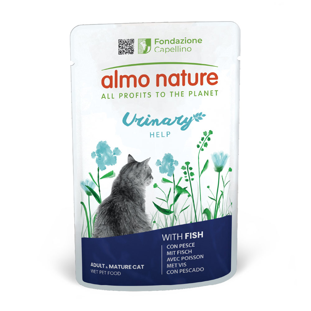 12x70g Urinary Help Vis Almo Nature Holistic Kattenvoer